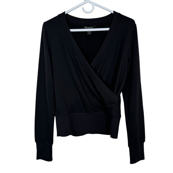 Athleta Black Recharge Sweatshirt, Size XS - Picture 3 of 10